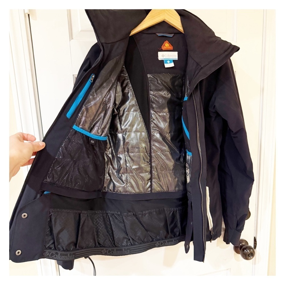 Columbia Women's Hot Thought Jacket Omni Heat Omni Tech Black M - Picture 8 of 8